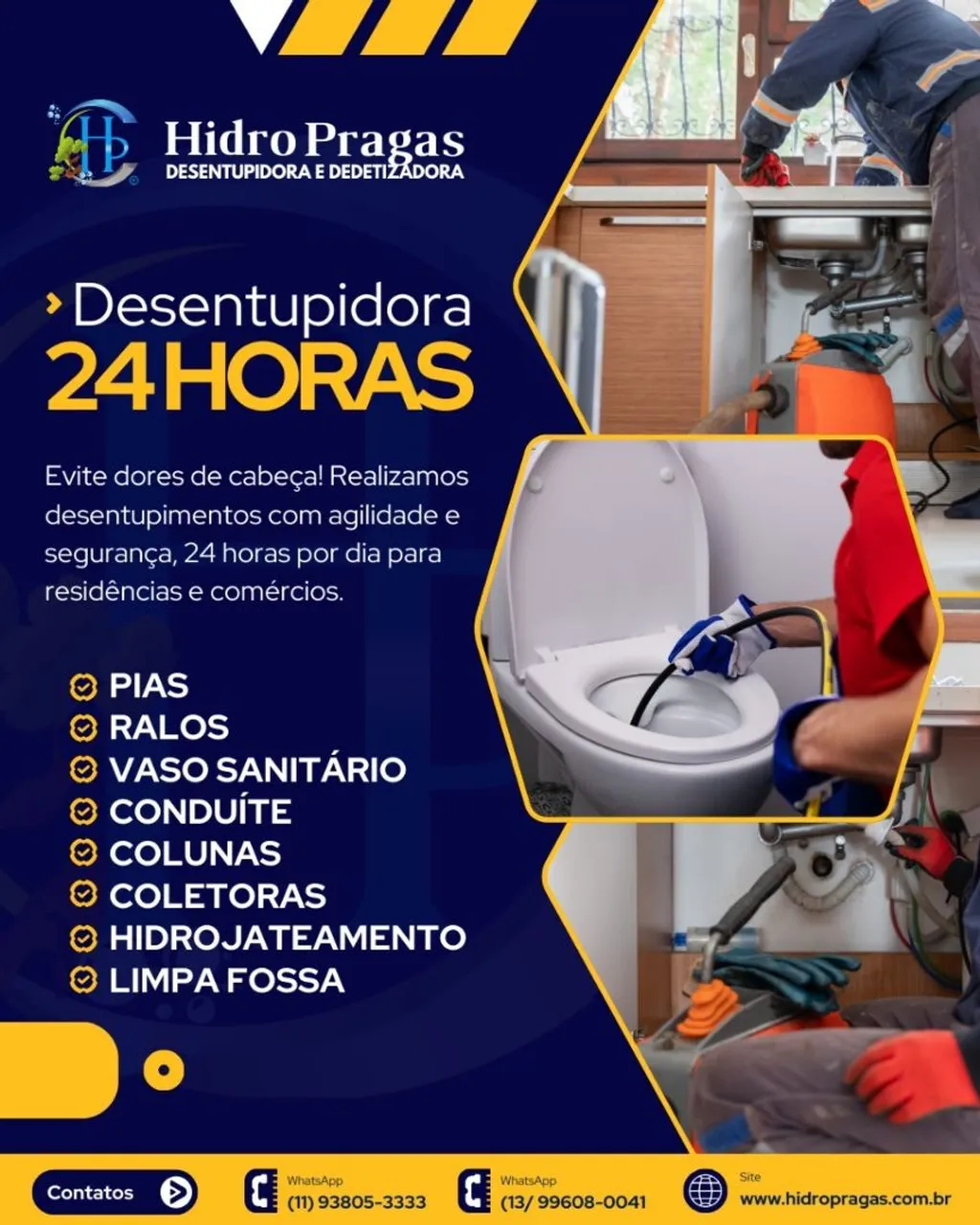Desentupidora perto de você
