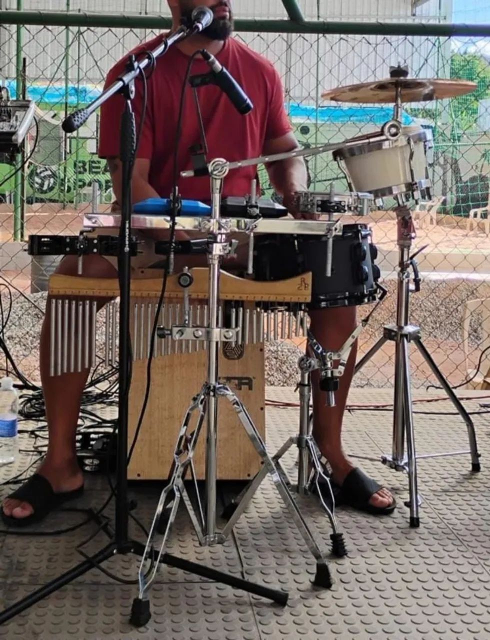 Kit de Bateria Acústica Completo
