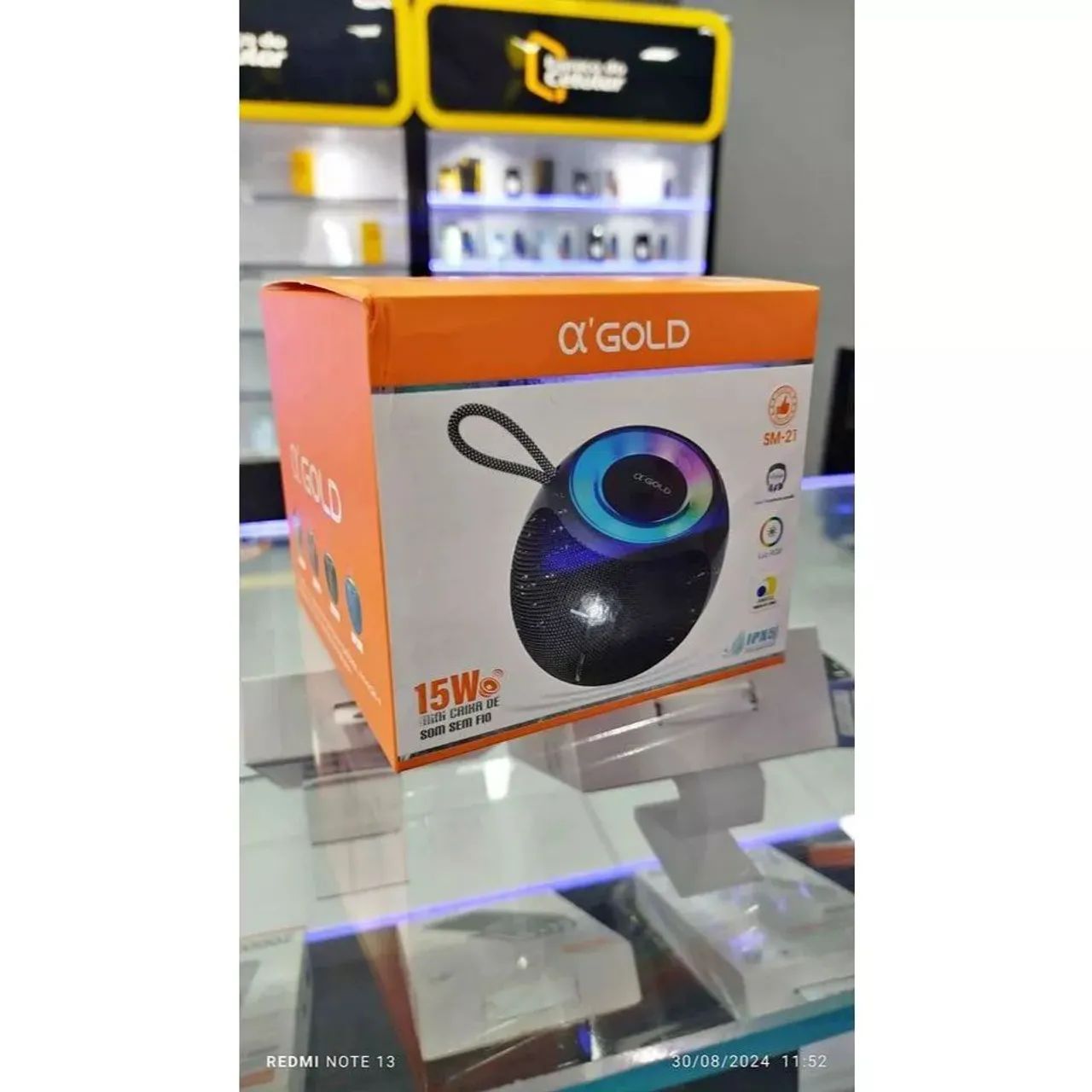 Caixa de Som Bluetooth Portátil - Foto 2