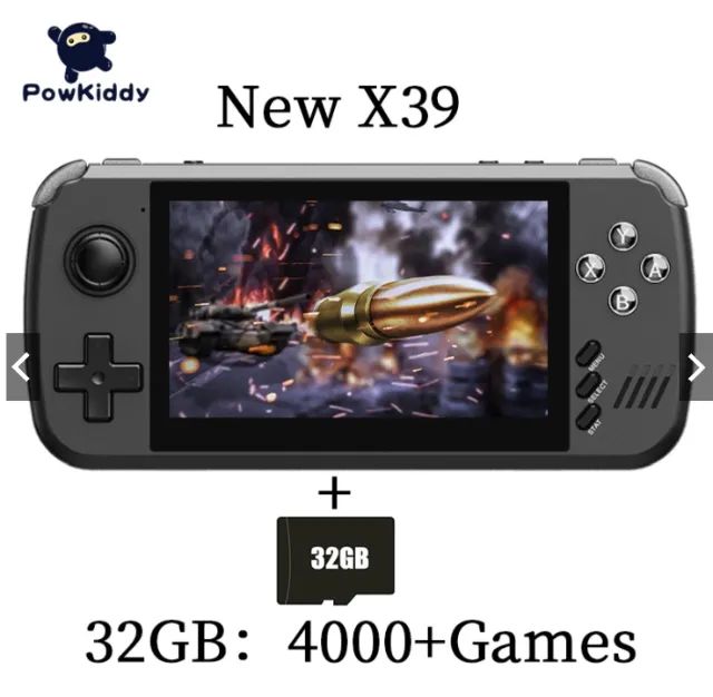 Game Portatil Powkiddy X39 Pro ( Emulador NES SNES GBA MEGA PS1 )