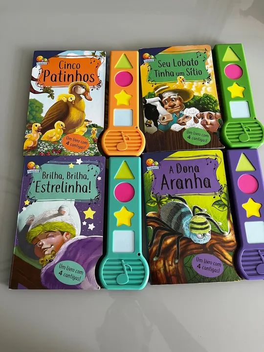 Livros infantis com rimas e cantigas musical - Foto 2