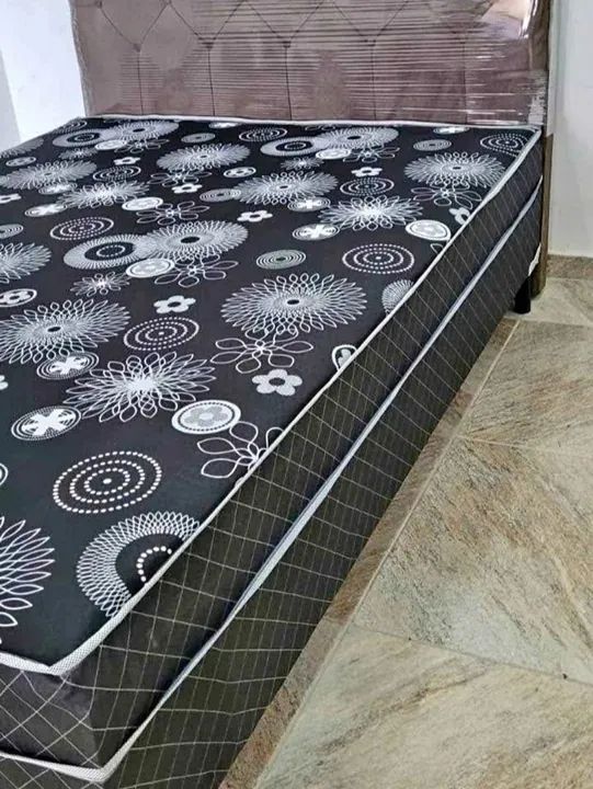 Cama Box Casal com Desenho Moderno  PAGUE NA ENTREGA 