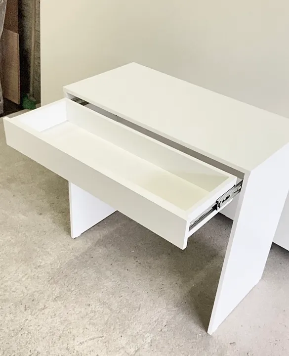 ESCRIVANINHA COM GAVETA BRANCA 100% MDF 