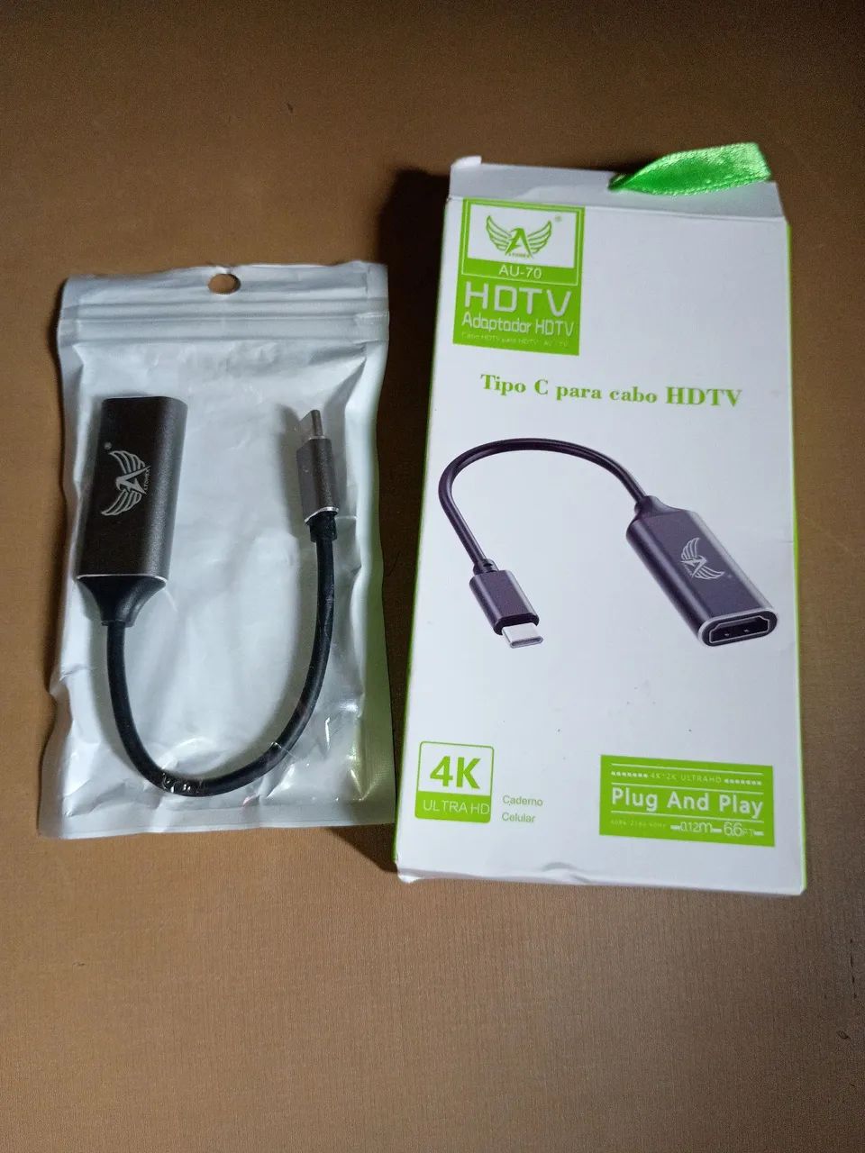 Adaptador HDTV Tipo C - 4K Ultra HD( R$50,00)