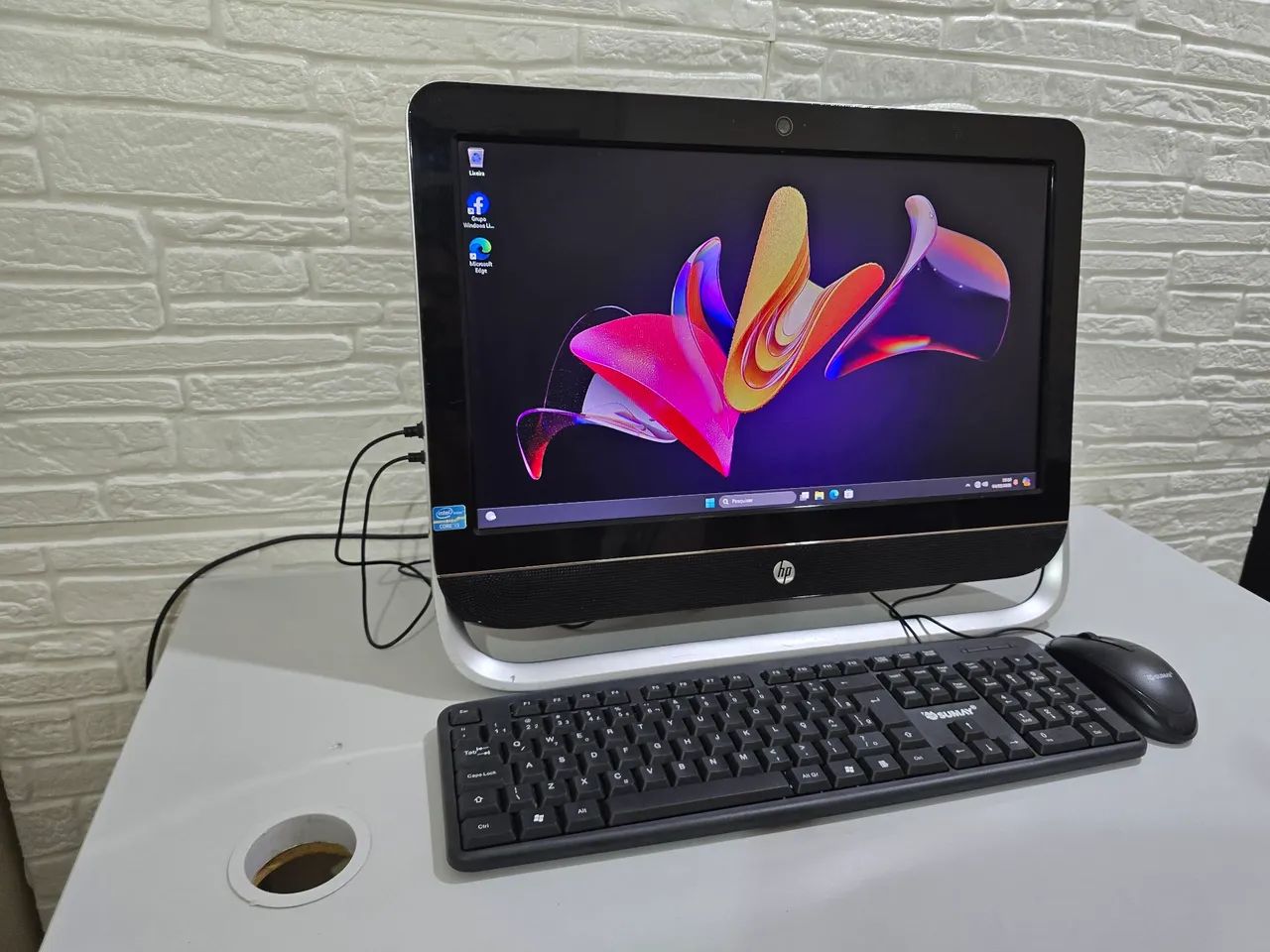 All in one hp i3 10x sem juros - Foto 2