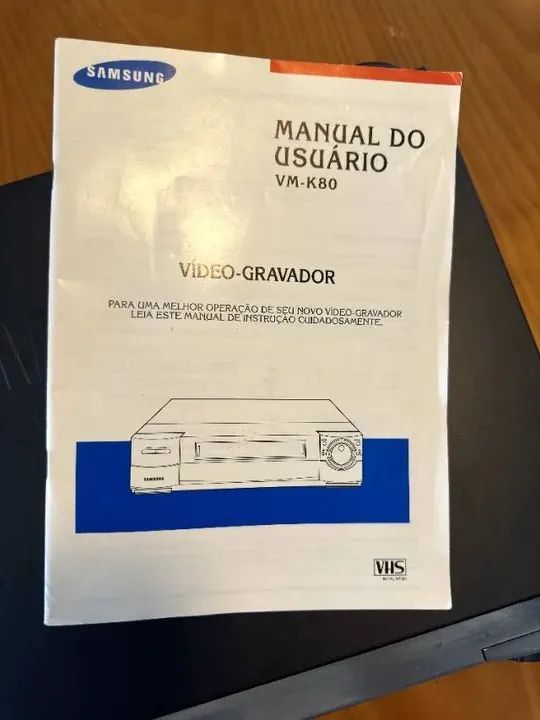 Video Cassete VHS Samsung k80 com controle e manual - Foto 4