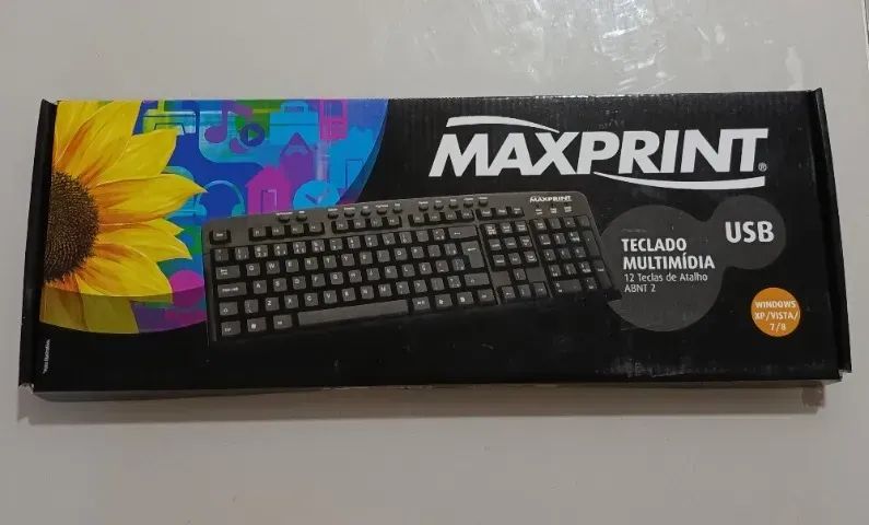 Teclado Maxprint NOVO LACRADO