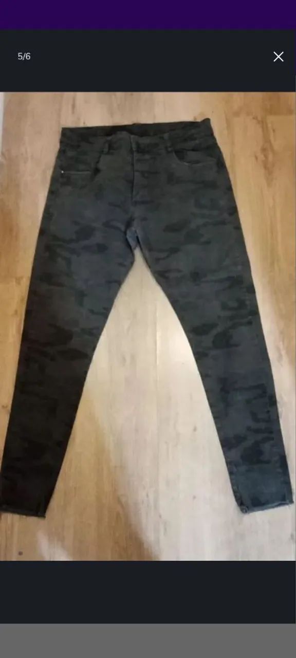CALÇA, COLETE E CAMISÃO VERDE CAMUFLADO MASCULINOS TAMANHO G VADA UM TEM SEU PREÇO 
