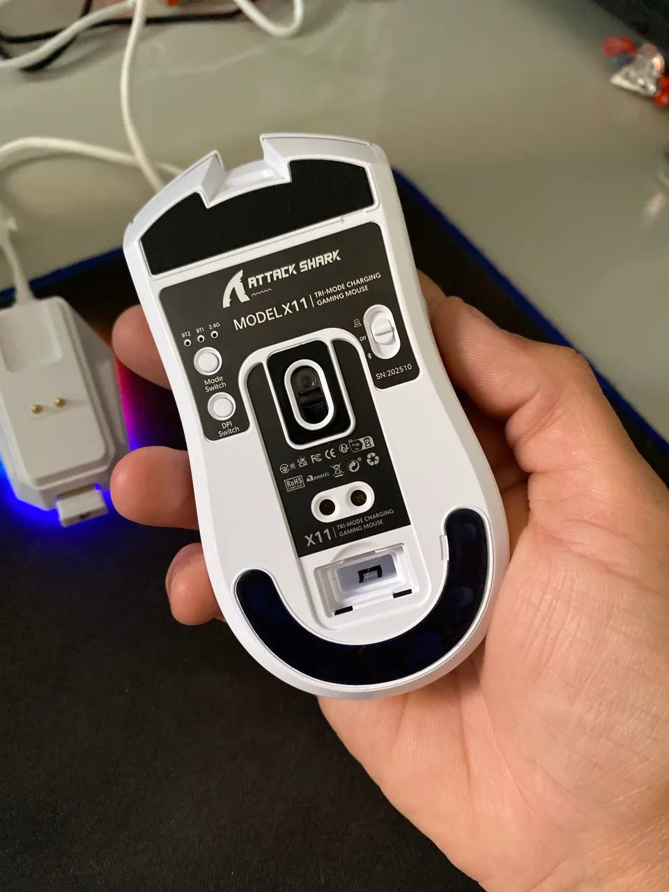 Mouse Gamer X11 Attack Shark - Foto 2
