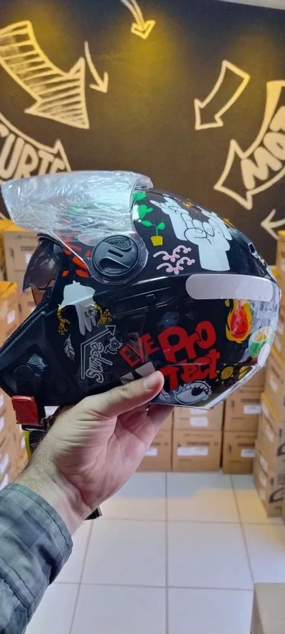 Capacete Moto - Protork - Foto 2