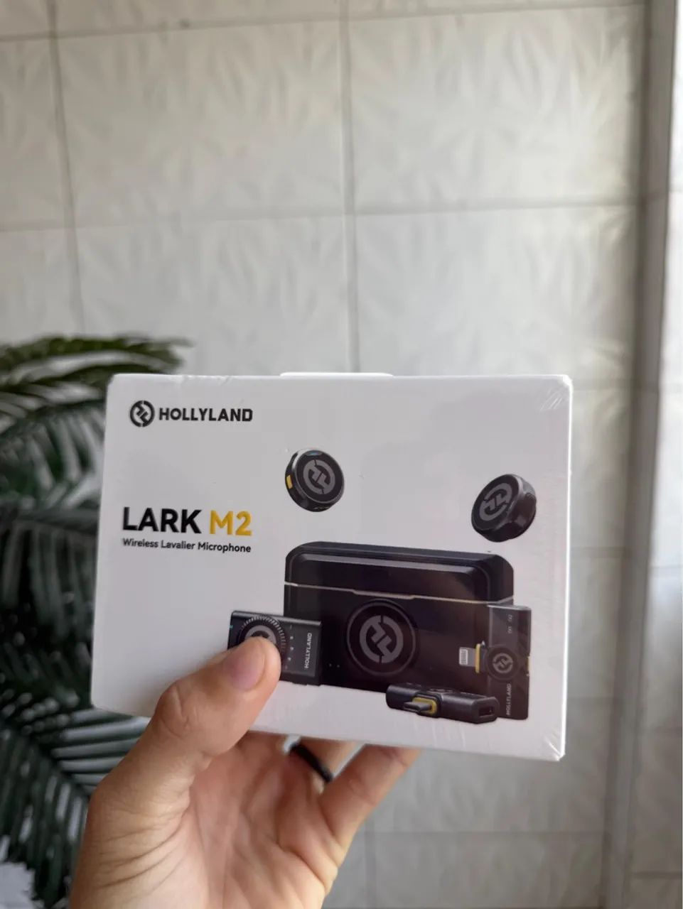 Microfone sem fio Hollyland Lark M2 - Lacrado, Pronta Entrega