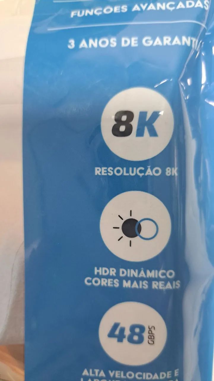 Cabo HDMI 8k  para TV e monitores gamer - Foto 3