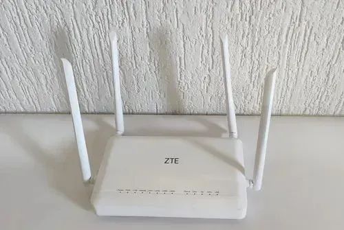 ZTE AX3000 F6600P GPON Wifi 6 C/fonte kit com 20 peças