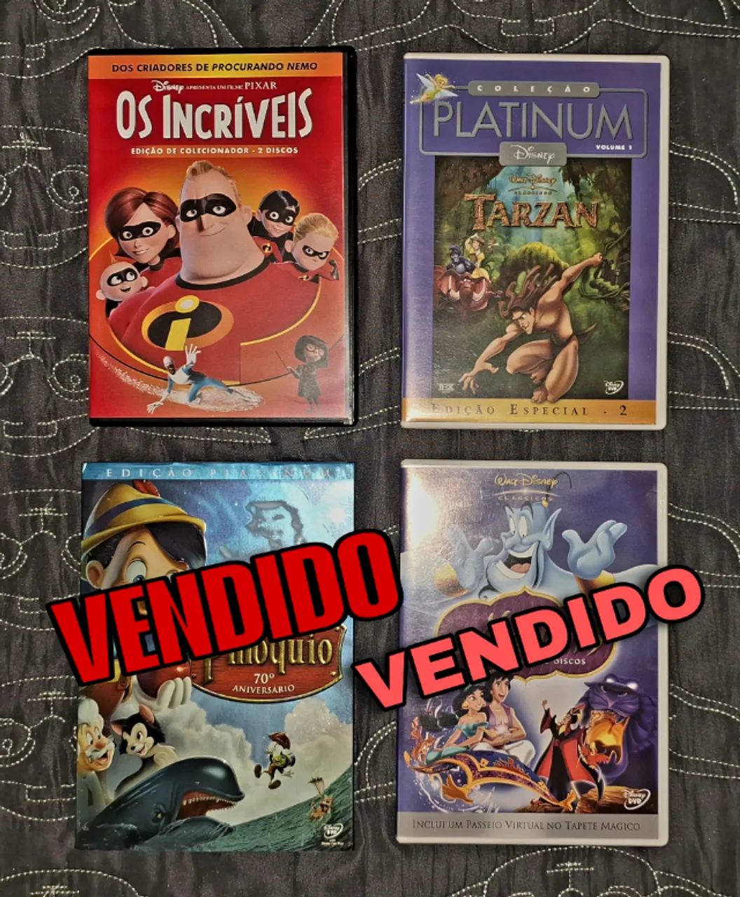 Filmes da Disney em DVD: Tarzan, Os Incríveis! DVDs Duplos com Extras!!