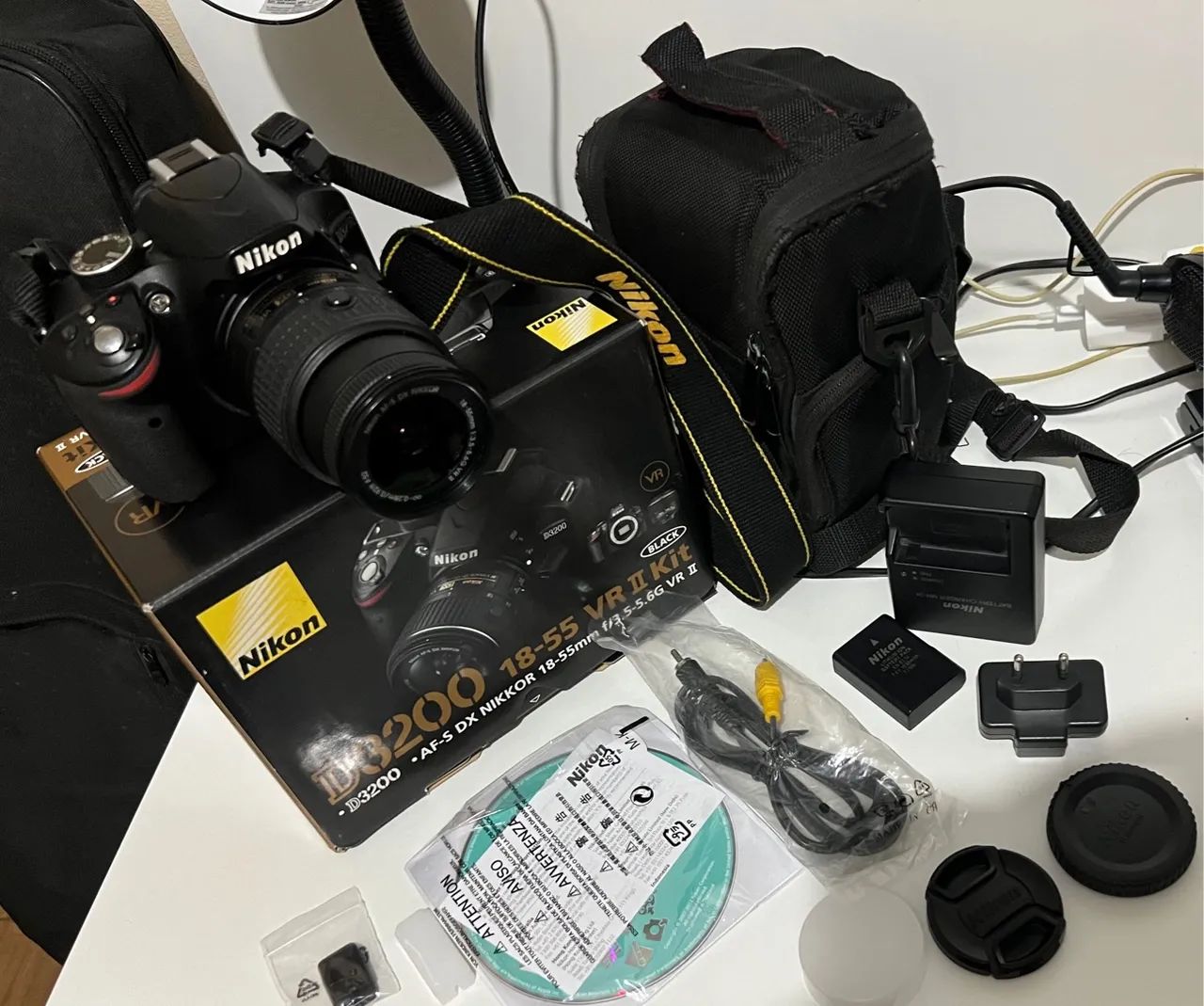 Câmera Nikon D3200 Kit 18-55 VR II