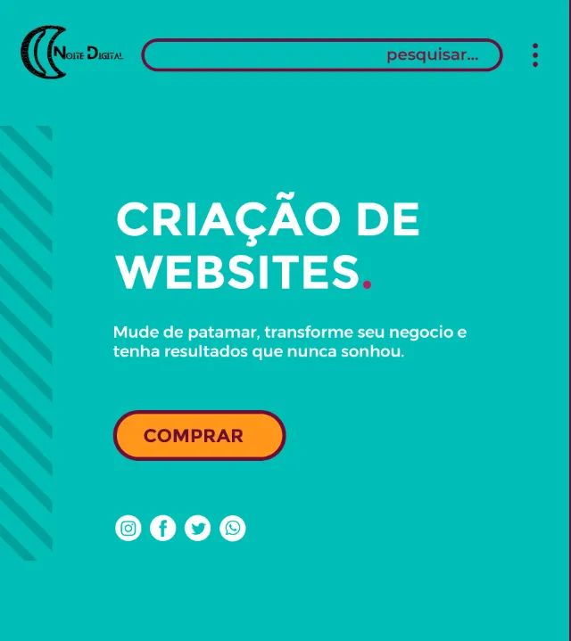 Criação de site (website) Landing Page - Loja Virtual E-commerce