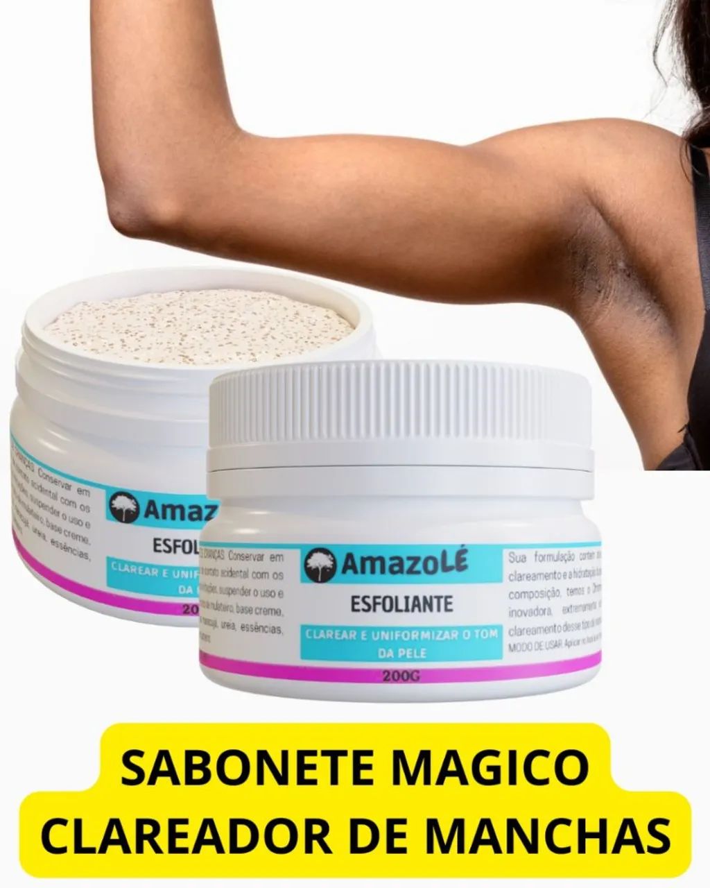 Creme Clareador AmazoLe  - Foto 4
