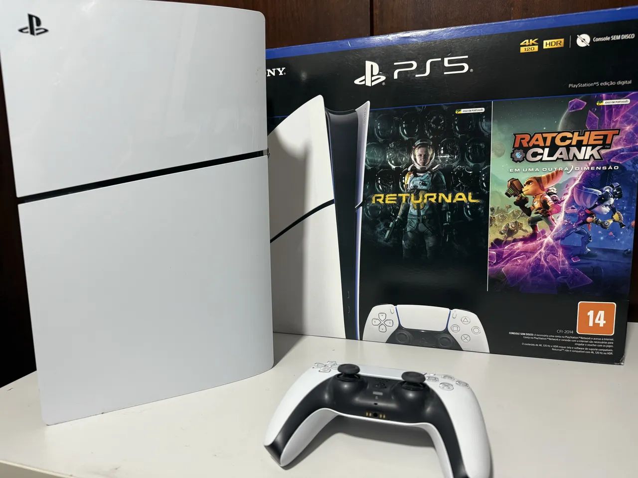 PlayStation 5 SLIM - PS5  DIGITAL - NF - garantia Sony até 15/07/26