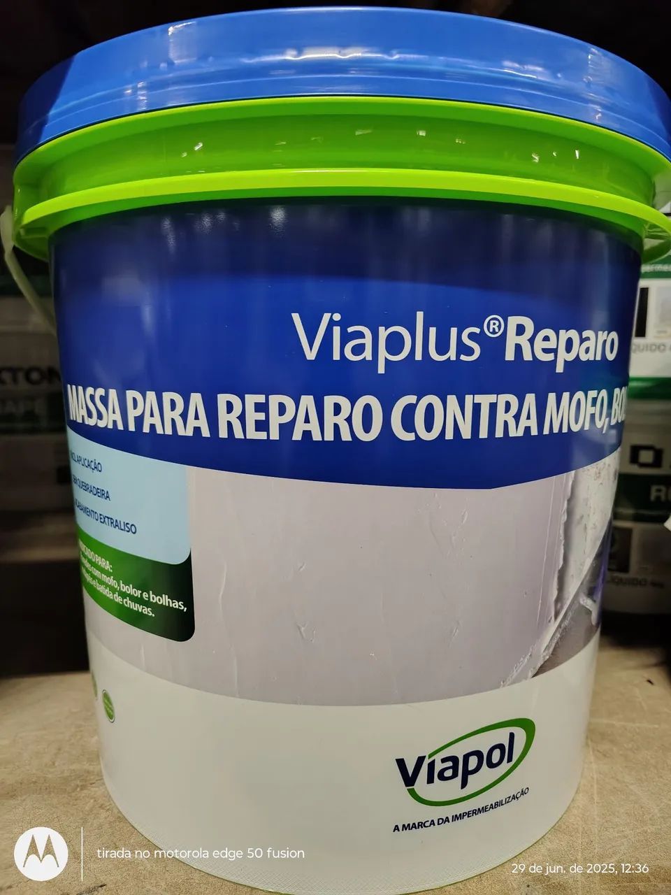Viaplus Reparo Contra Mofo, Bolor e Bolhas 12 kg - Foto 2