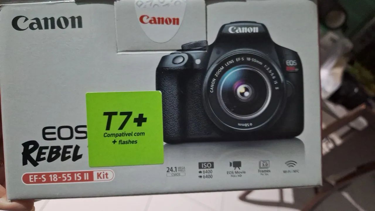 Canon EOS Rebel T7+ Kit com Lente EF-S 18-55mm - Foto 2