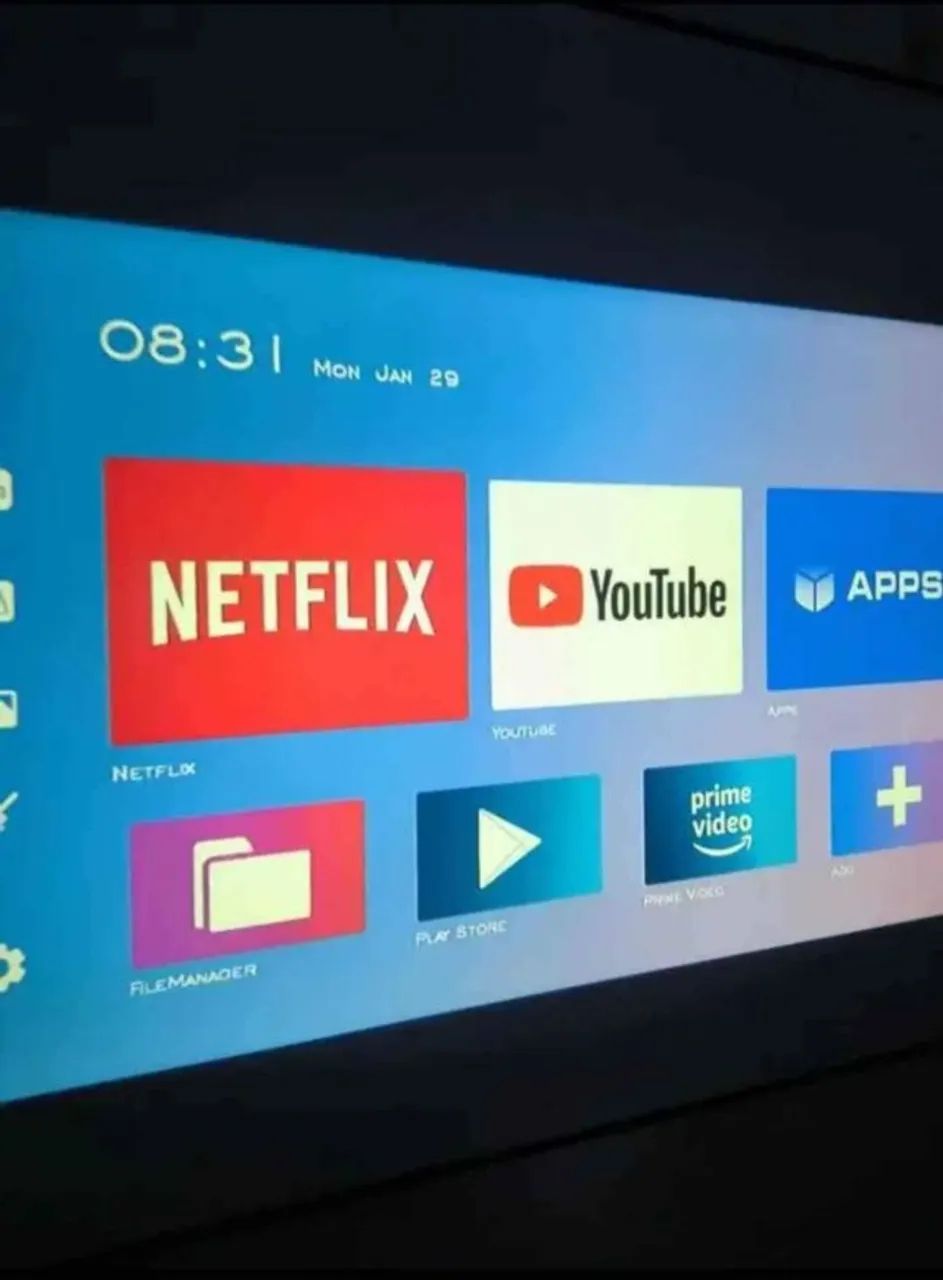 Cinema em casa Projetor P30 150 polegadas