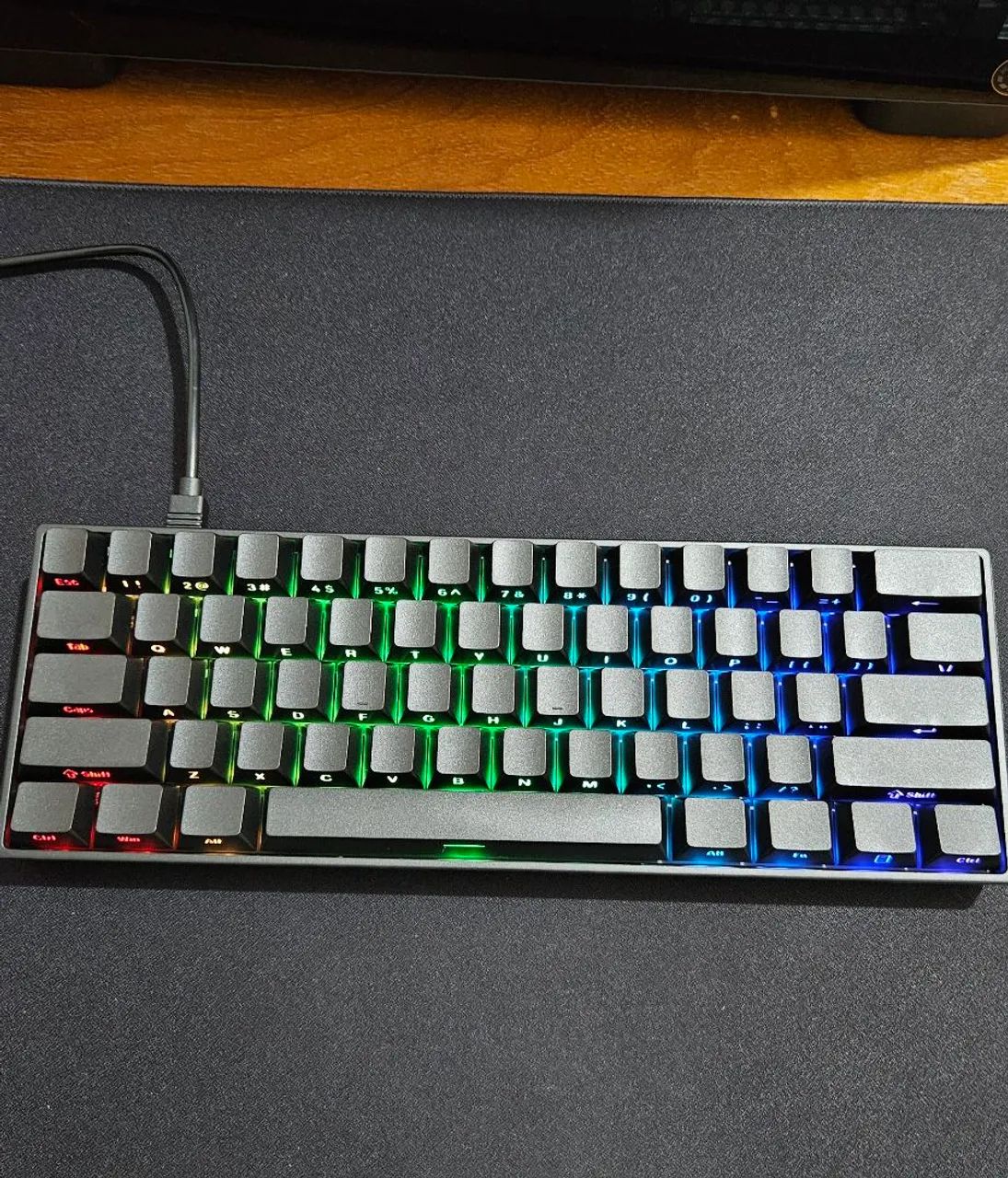 Teclado Com Switch Magnético Akko Fun 60 PRO 8KHZ 0.01MM (NOVO! SEM USO) - Foto 4