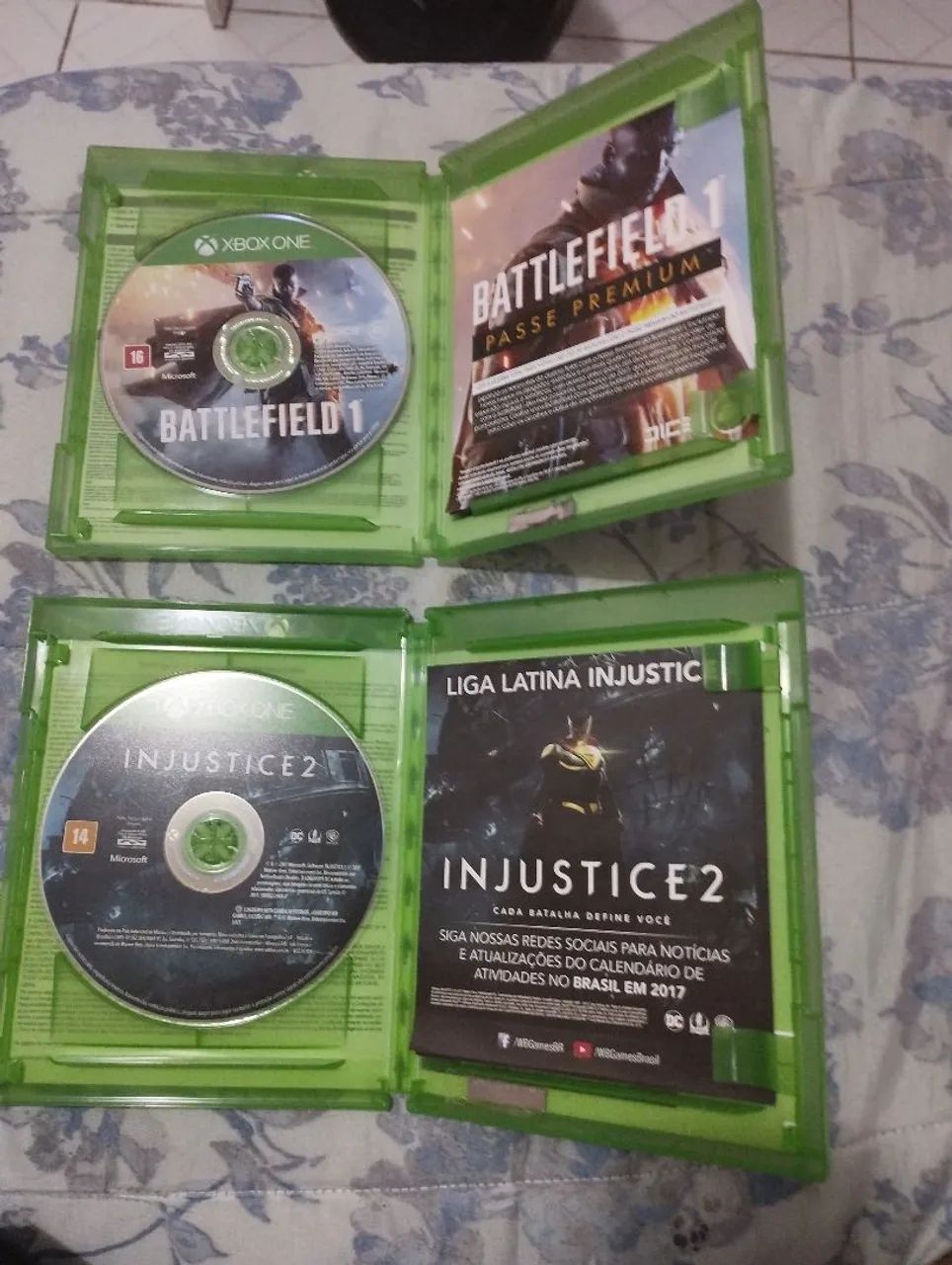 Injustice 2 e Battlefield 1 ( 2016 ) Xbox One - 20 R$ Cada - Foto 2