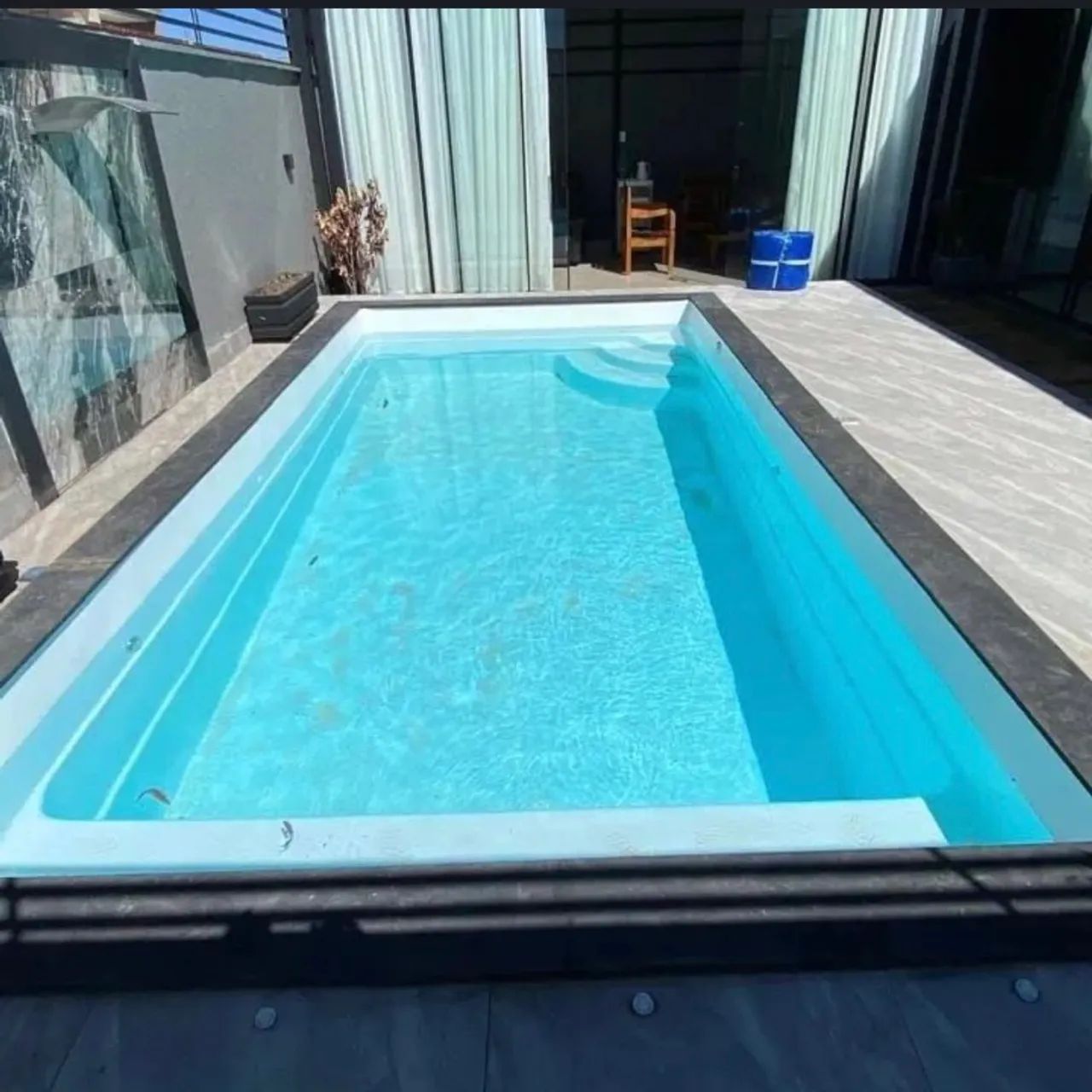 Piscina de fibra 6 metros instalada completa  - Foto 2