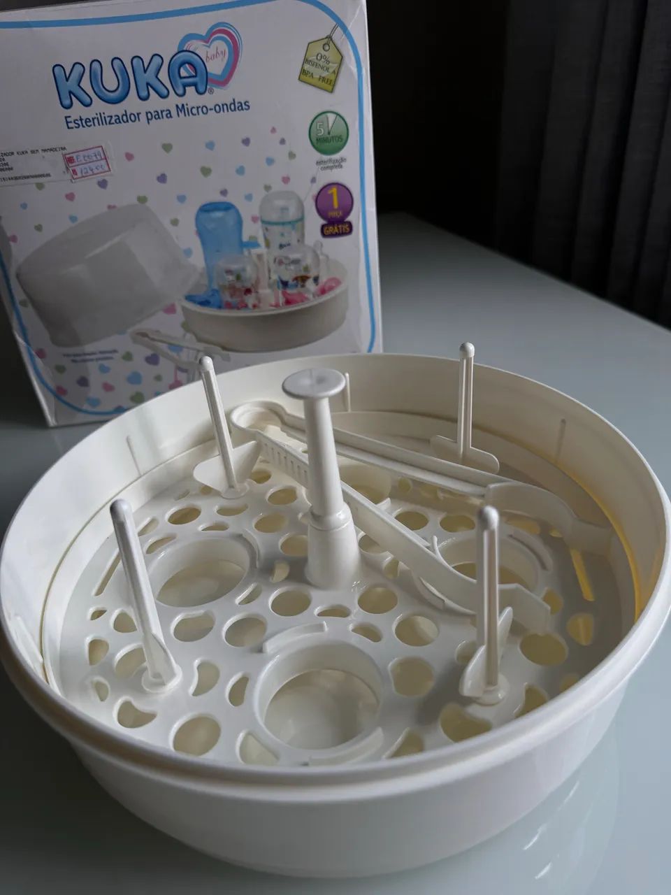 Esterilizador mamadeira para microondas  - Foto 2