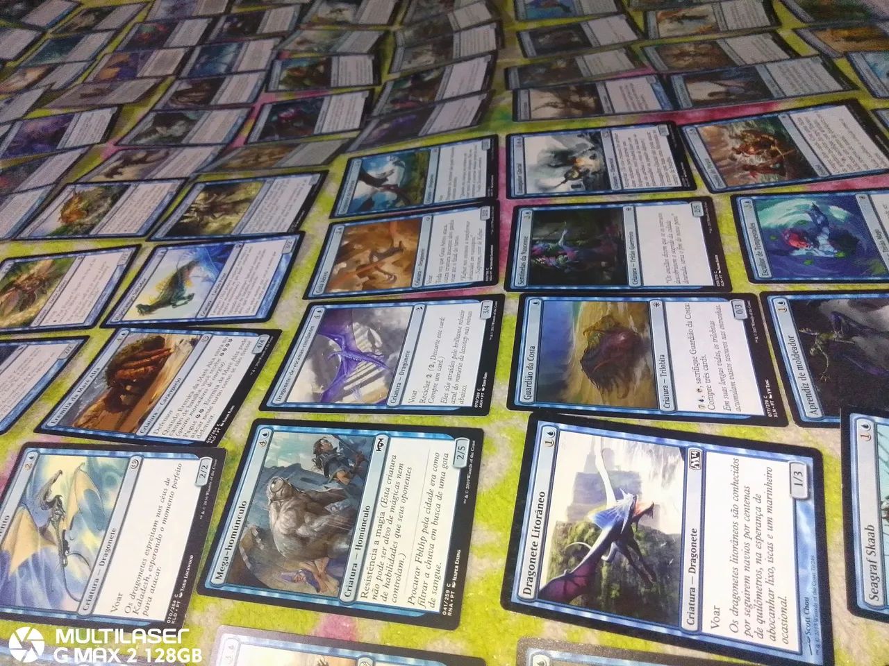 Lote de cartas MAGIC azul sem repetir original bem conservada 100 unidades pra jogar e  - Foto 5