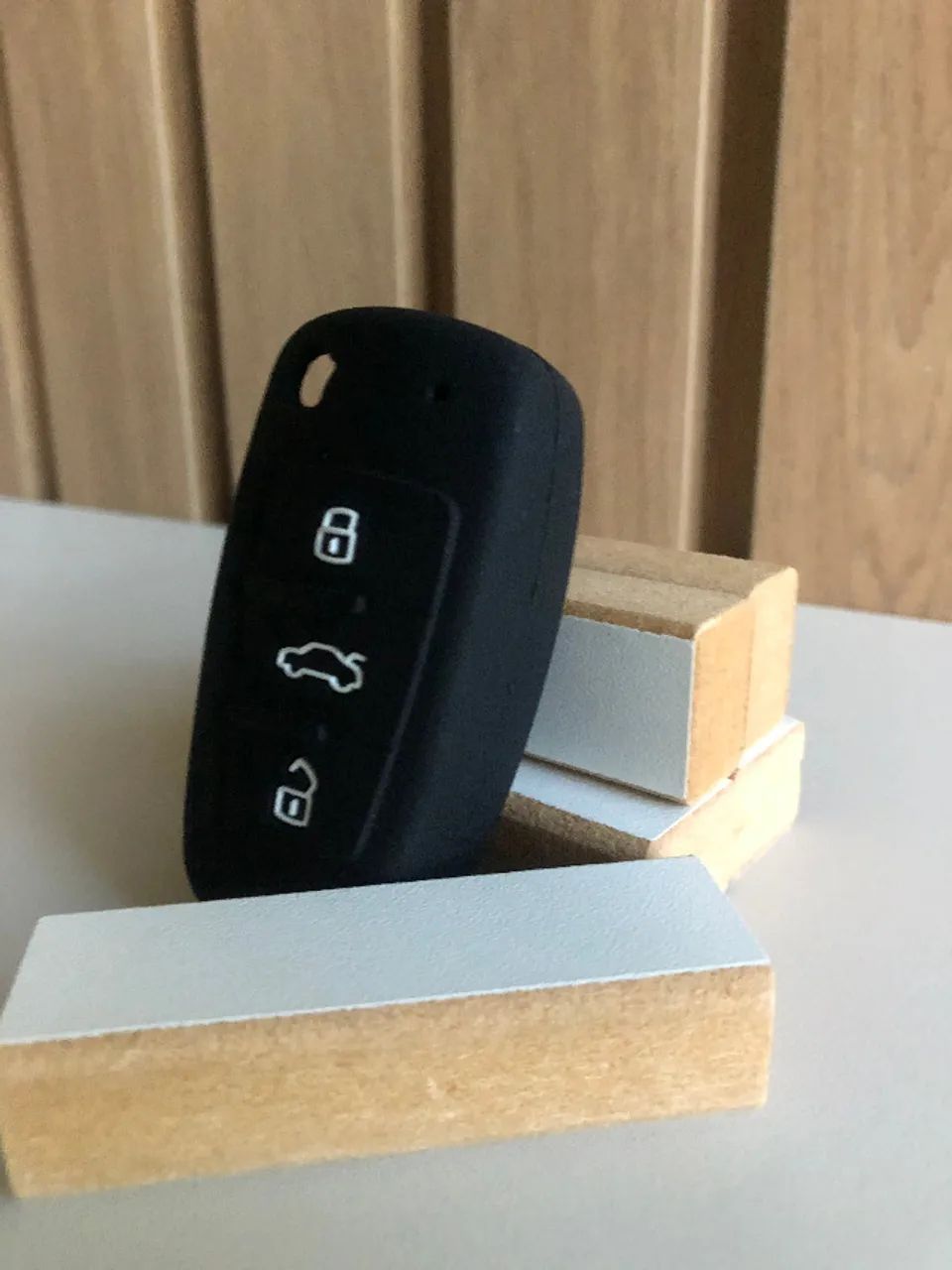 Capa de Chave em Silicone Premium Audi Q3 A1 A3 A4 A5  - Foto 2