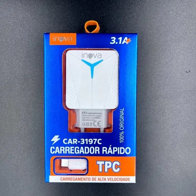 Carregadores Rápido da Inova para Iphone, Android V8 e Tipo C - Foto 2