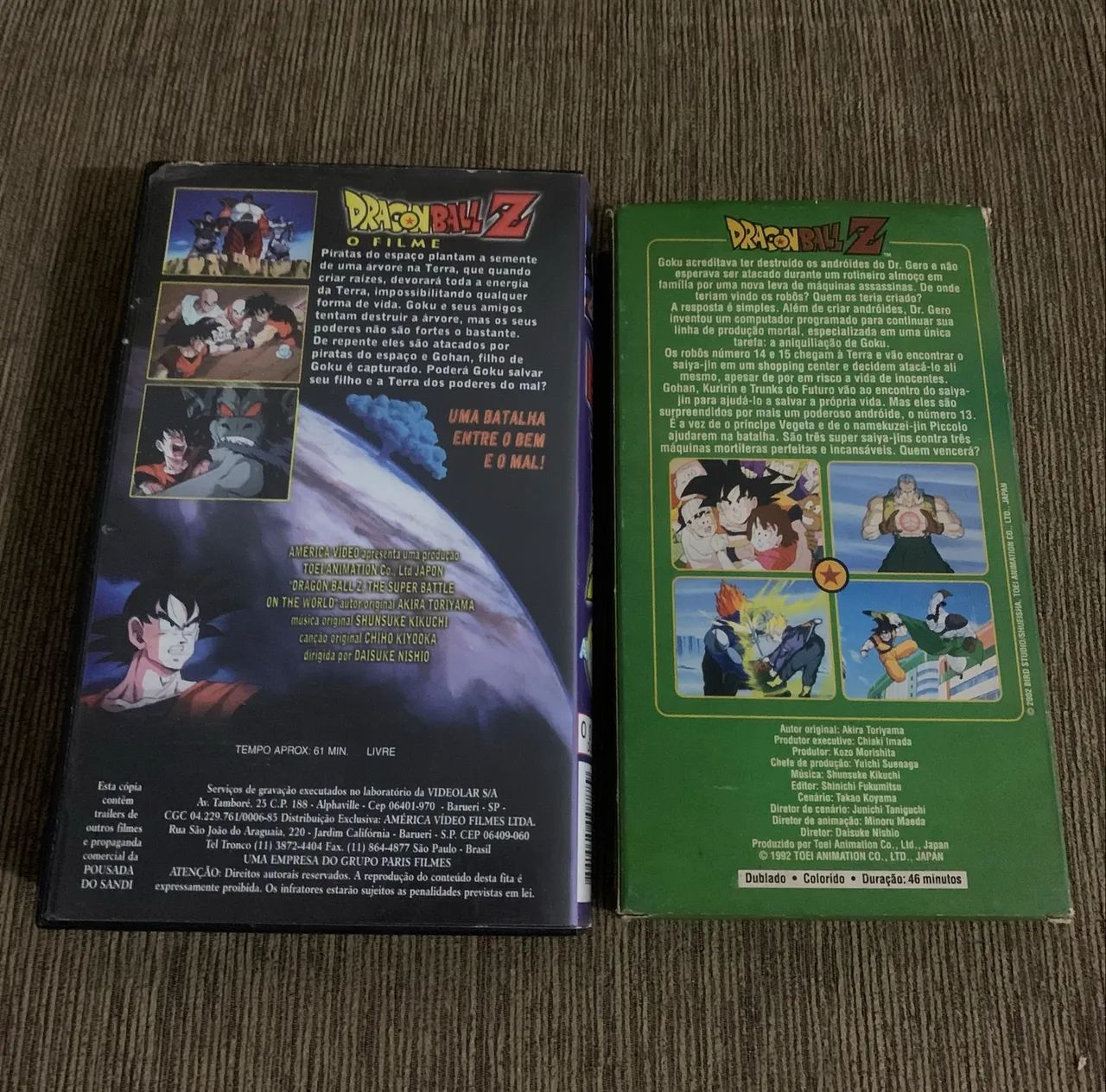 2 Vhs Dragon Ball Z O Filme e outro O Retorno dos Andróides Ler Descrição   - Foto 5