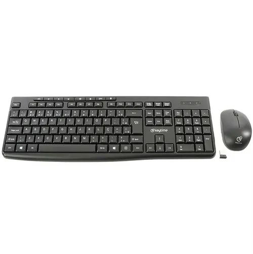 Kit Teclado e Mouse Sem Fio Keytime Executivo 2.4GHZ 10M 1.600DPI - WZetta - Foto 3