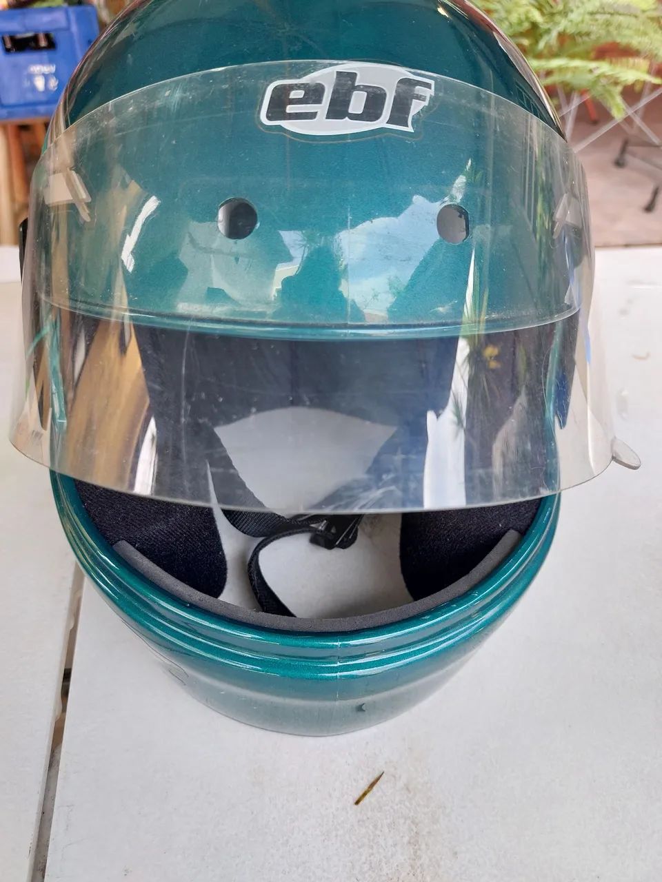 Capacete EBF - Verde XG - Foto 2