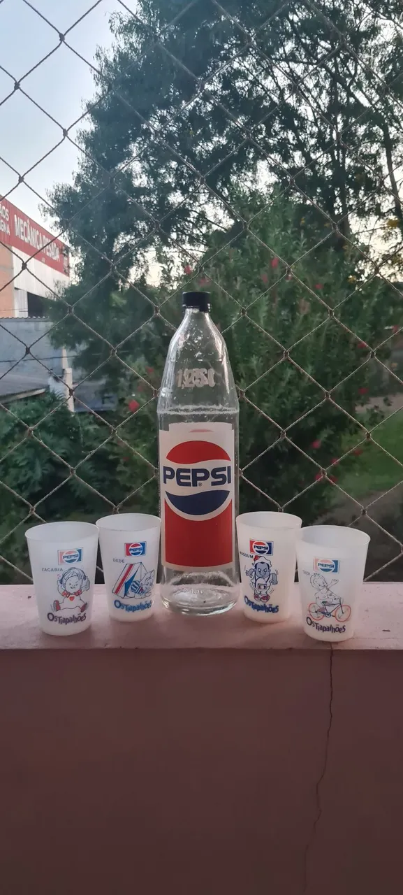 Kit de Copos Pepsi Os Trapalhões