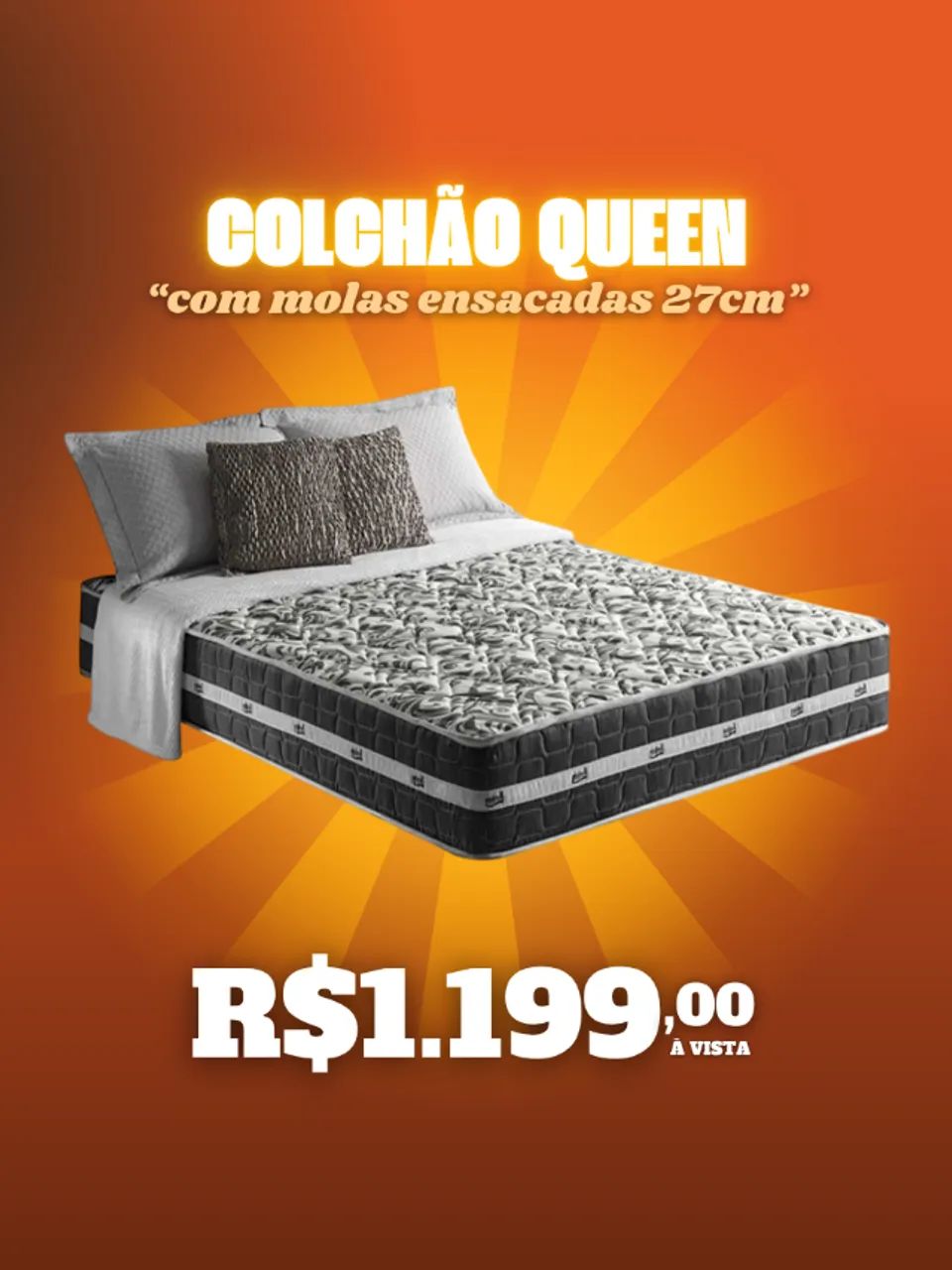 Colchão de Molas Ensacadas Acima de 24cm com Preço Lá em Baixo - Foto 5