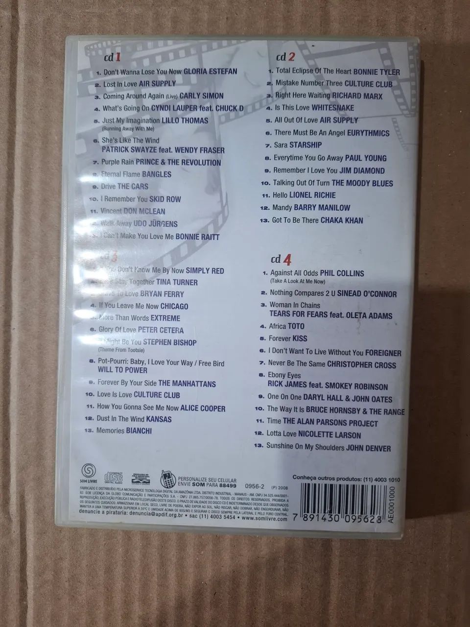 CD Love Memories - 4 CDs - Foto 3