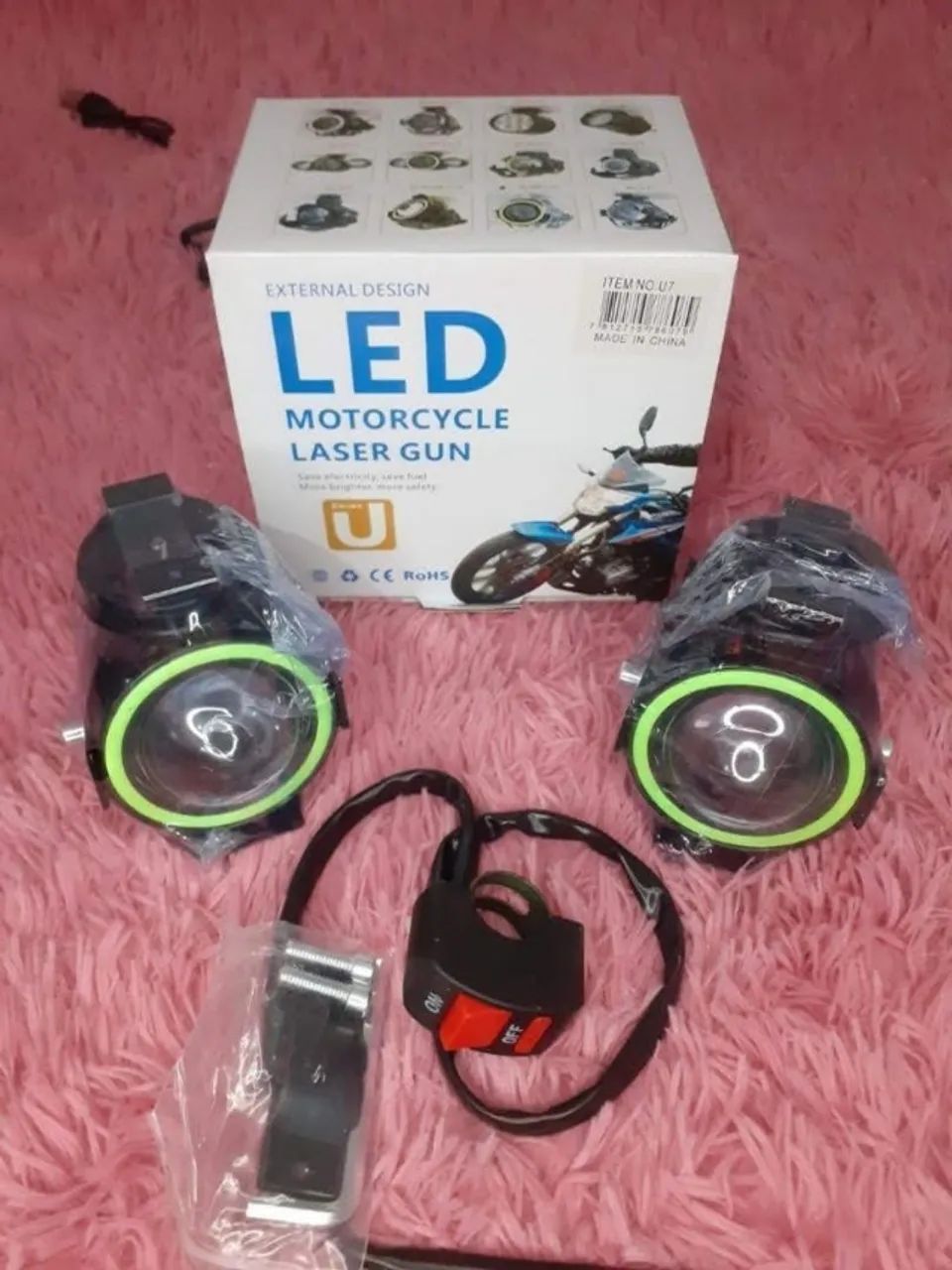  Farol de Led P/ Moto  - Foto 5