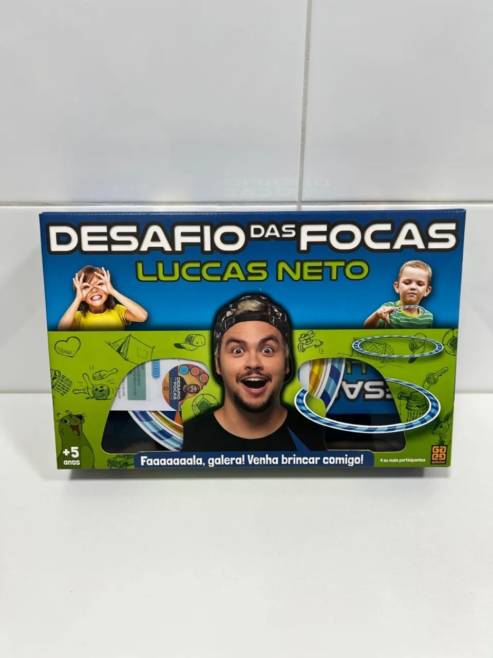 Jogo de Tabuleiro- Desafio das Focas - Luccas Neto