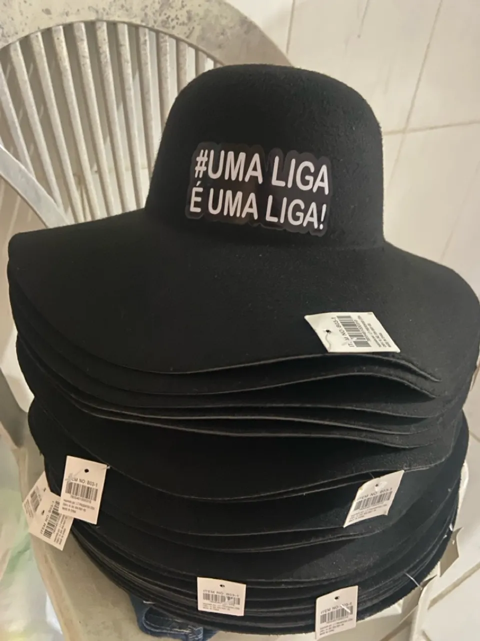 Chapéu Feminino Aba Larga #Uma Liga