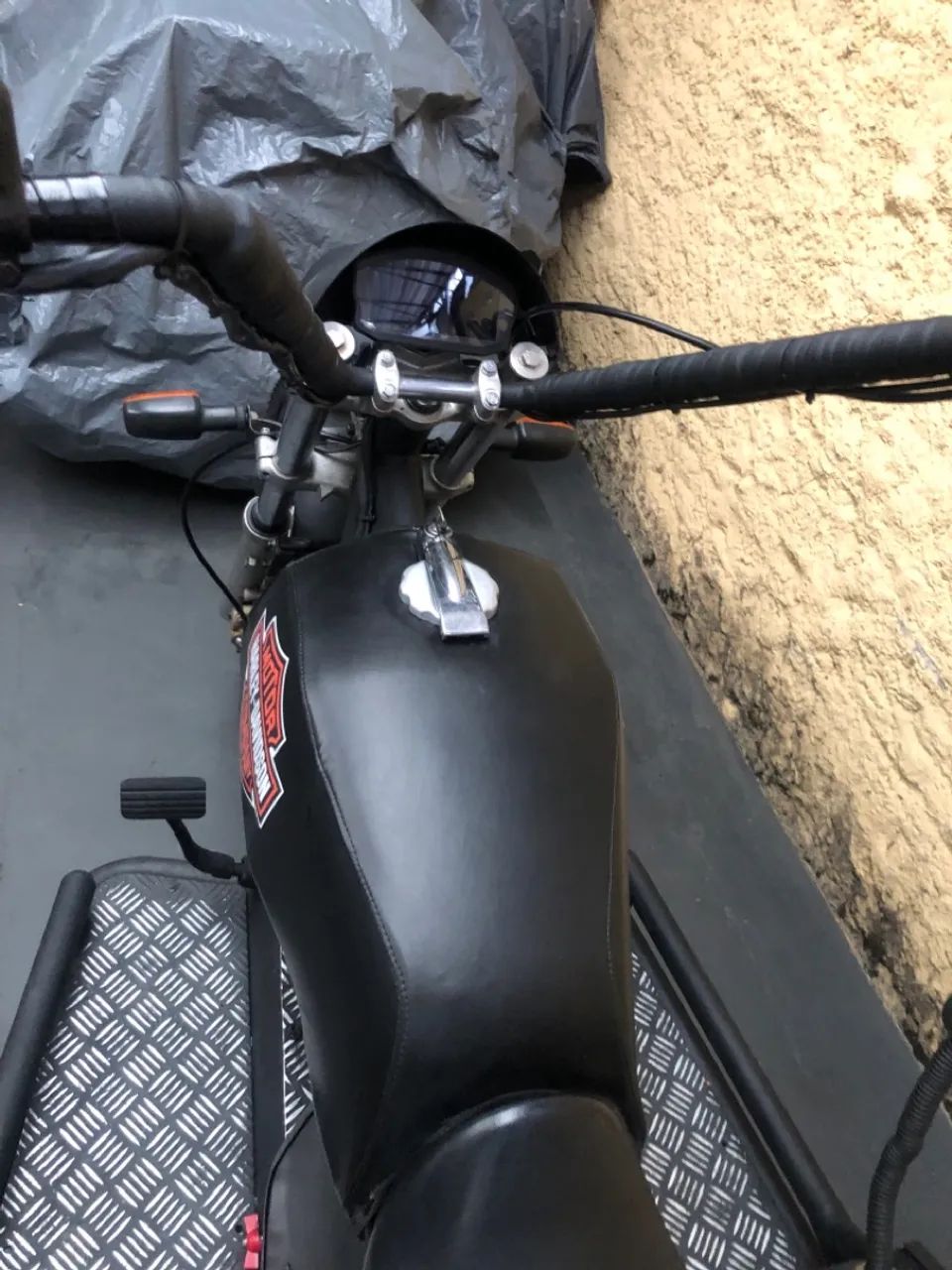 Lindo triciclo estilizado Harley - Pronto para documentar troco por moto  - Foto 4