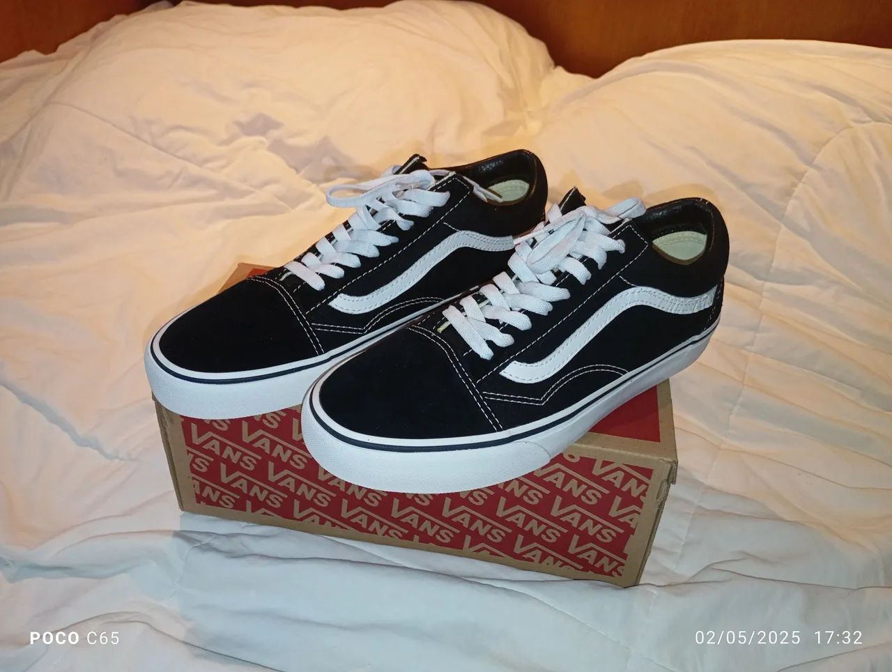 Vans Outlet Tenis Vans Original Old Skool Skool Black White Tenis