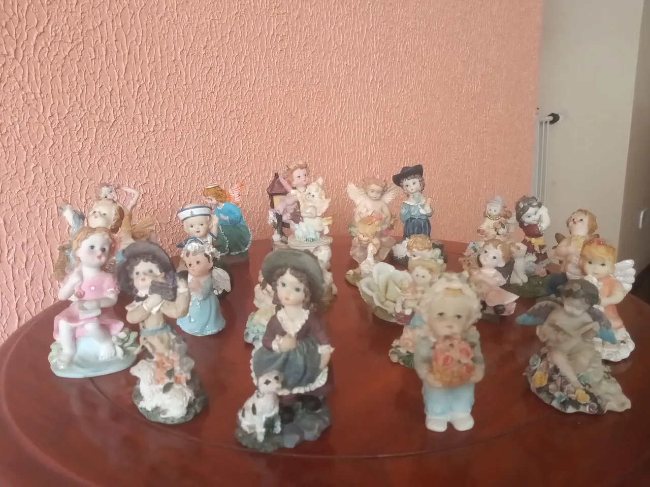 Coleção de Anjinhos, camponeses Decorativos