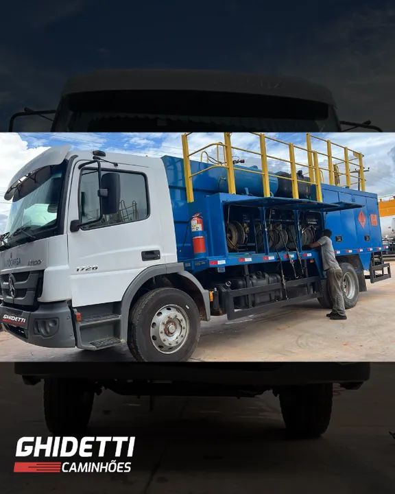 Mercedes-Benz Atego 1726 com implemento comboio pressurizado - Foto 3