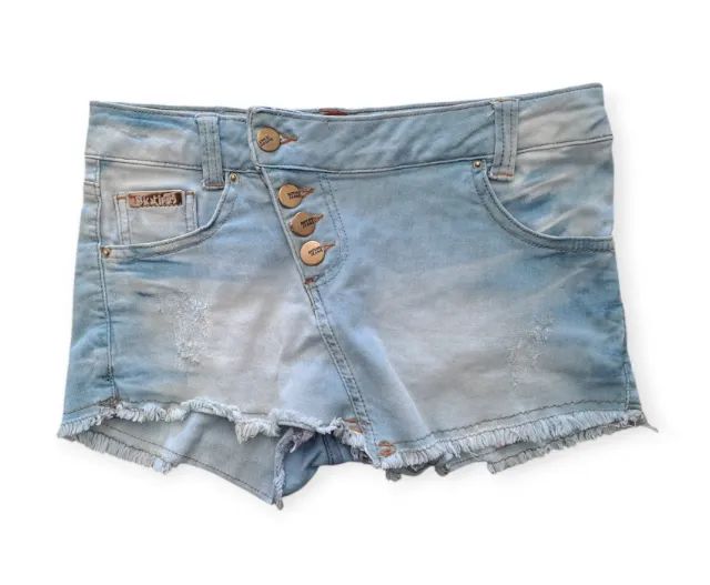 Mini Short Jeans Feminino (Número 38) - Marca Biotipo - Foto 2