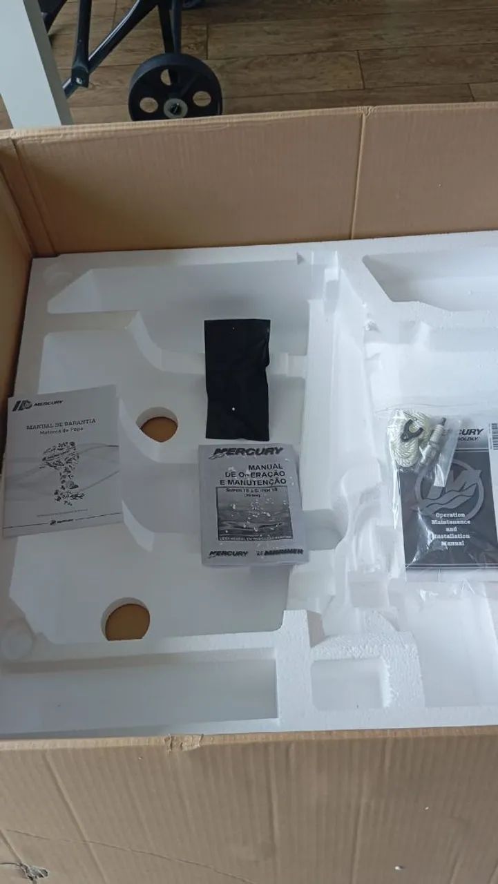 Motor Mercury 2T 15hp Super, novo, na caixa, 0Km - Foto 8