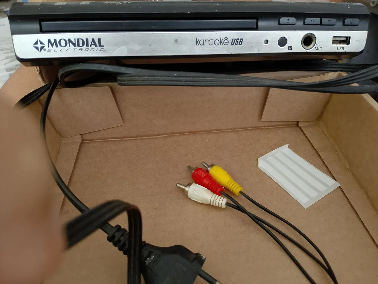 DVD Player Mondial Karaoke USB