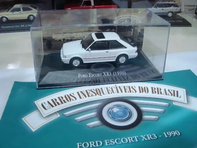Miniatura Ford Escort Xr3 1990 Carros Inesquecíveis #1r04 - Foto 6