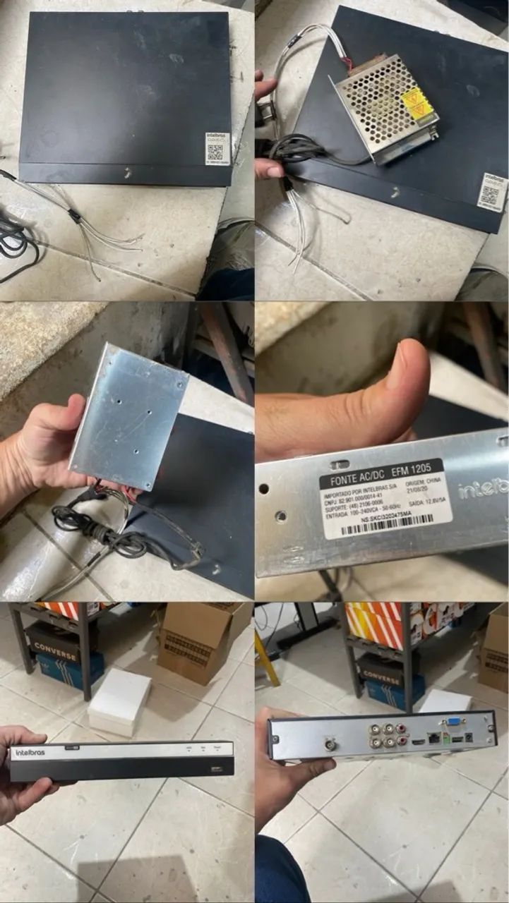 DVR 4 canais Intelbras  + 4 câmeras  - Foto 5